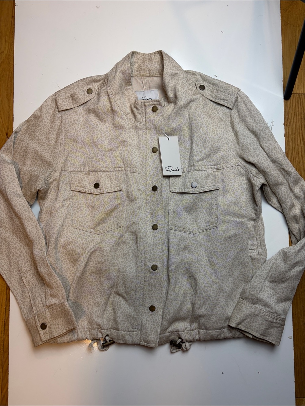Rails Collins mini cheetah jacket sz M